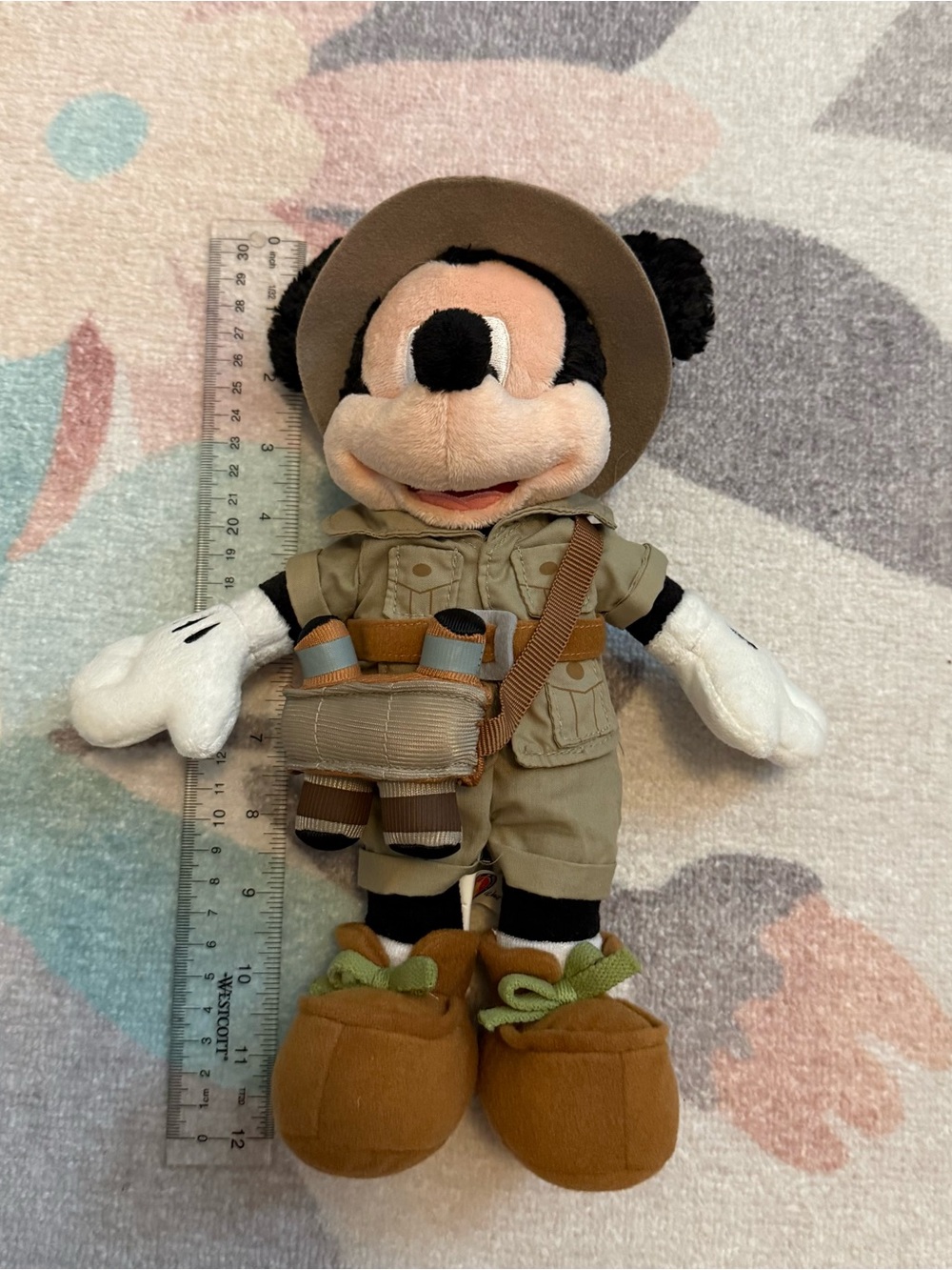 Vintage Disney Parks Safari Mickey Mouse Plush - Picture 4 of 6